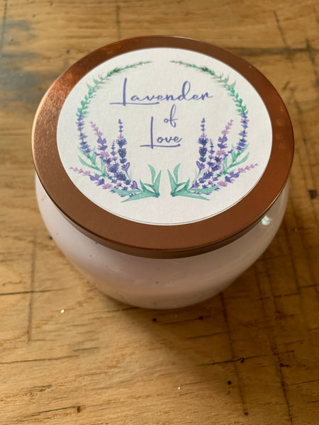 Lavender of Love Apothecary Jar Soy Candle