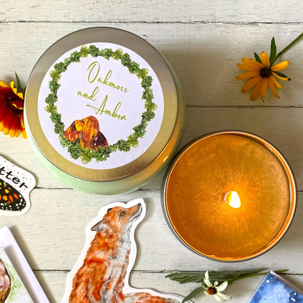 Oak-moss and Amber Apothecary Jar Soy Candle