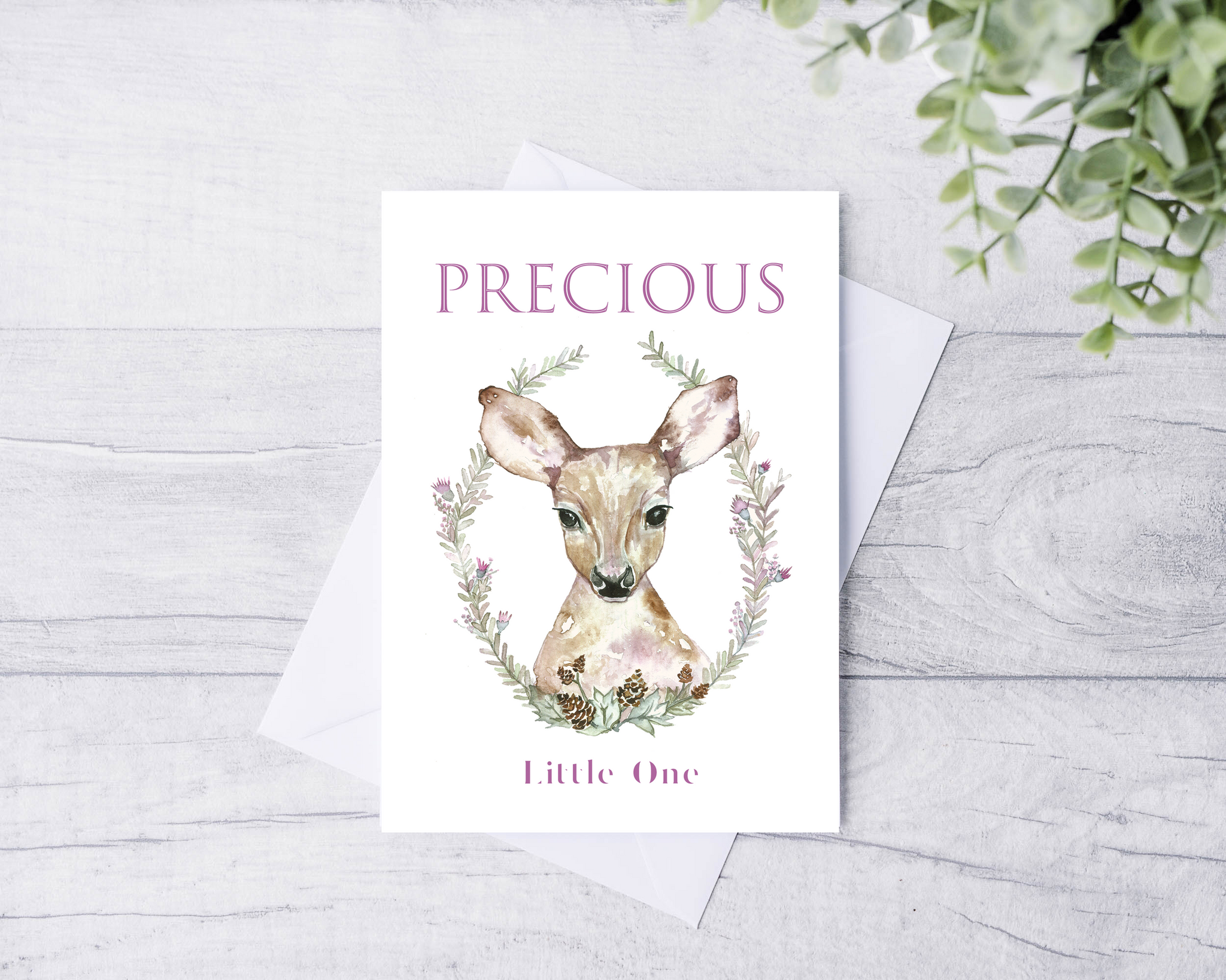 Little Deer "Precious One!" Greeting Card