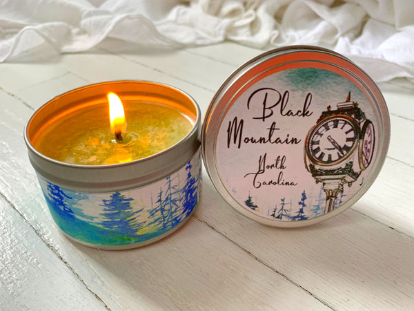 Black Mountain Frazier Fir Travel Tin Soy Candle