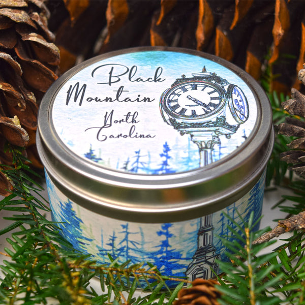 Black Mountain Frazier Fir Travel Tin Soy Candle