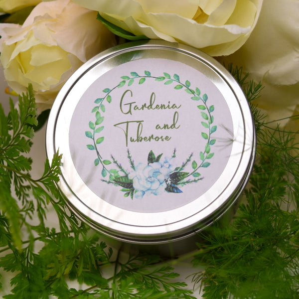 Gardenia and Tuberose Travel Tin Soy Candle