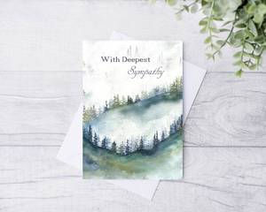 Mountain "Sympathy" Greeting Card