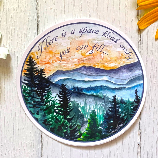 Mountain Sticker