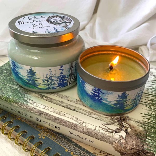 Black Mountain Frazier Fir Travel Tin Soy Candle