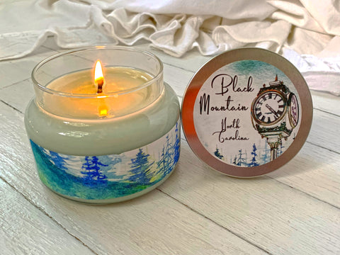 Black Mountain Frazier Fir Apothecary Jar Soy Candle