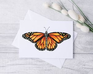 Monarch Butterfly Greeting Card
