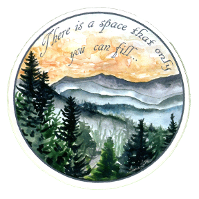 Mountain Sticker