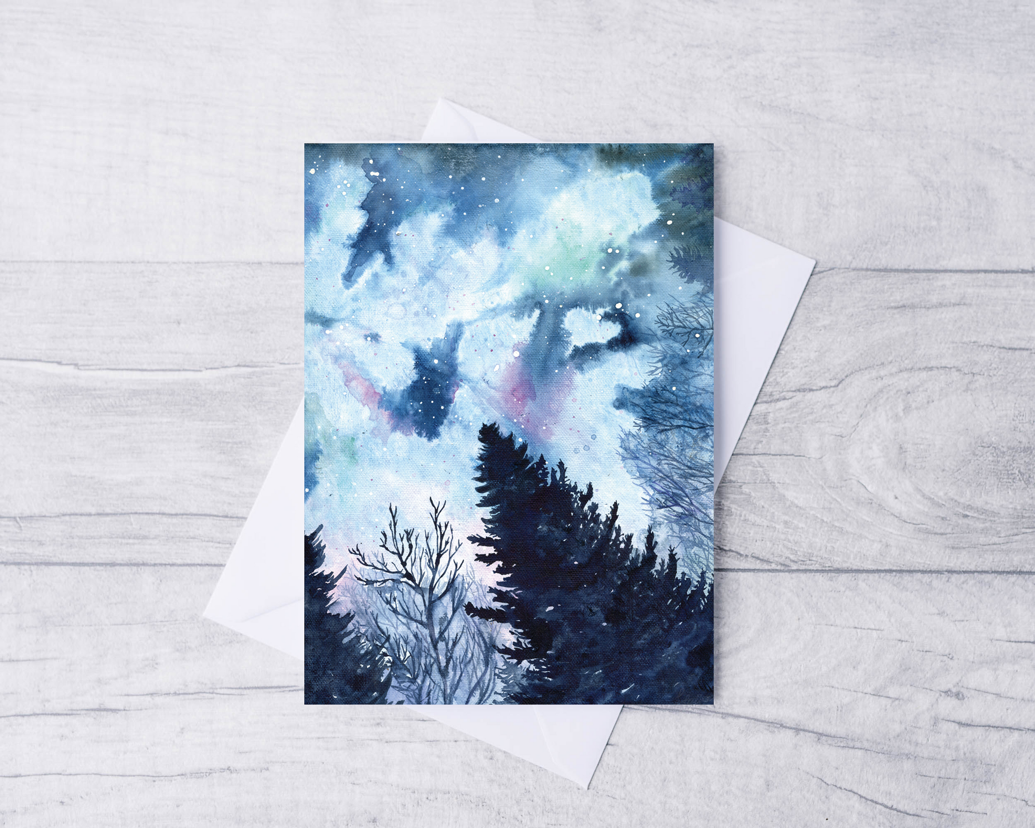 Galaxy Sky Greeting Card