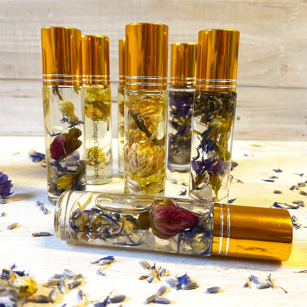 Essential Oil Roll On Aromatherapy Set of 3-Brave Heart, Sunshine And Stress Less