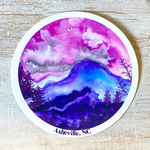 Mountain Sticker, Blue Ridge Mountain Sticker